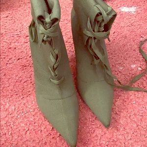 Never worn sock heel booties! Stylish & fabulous